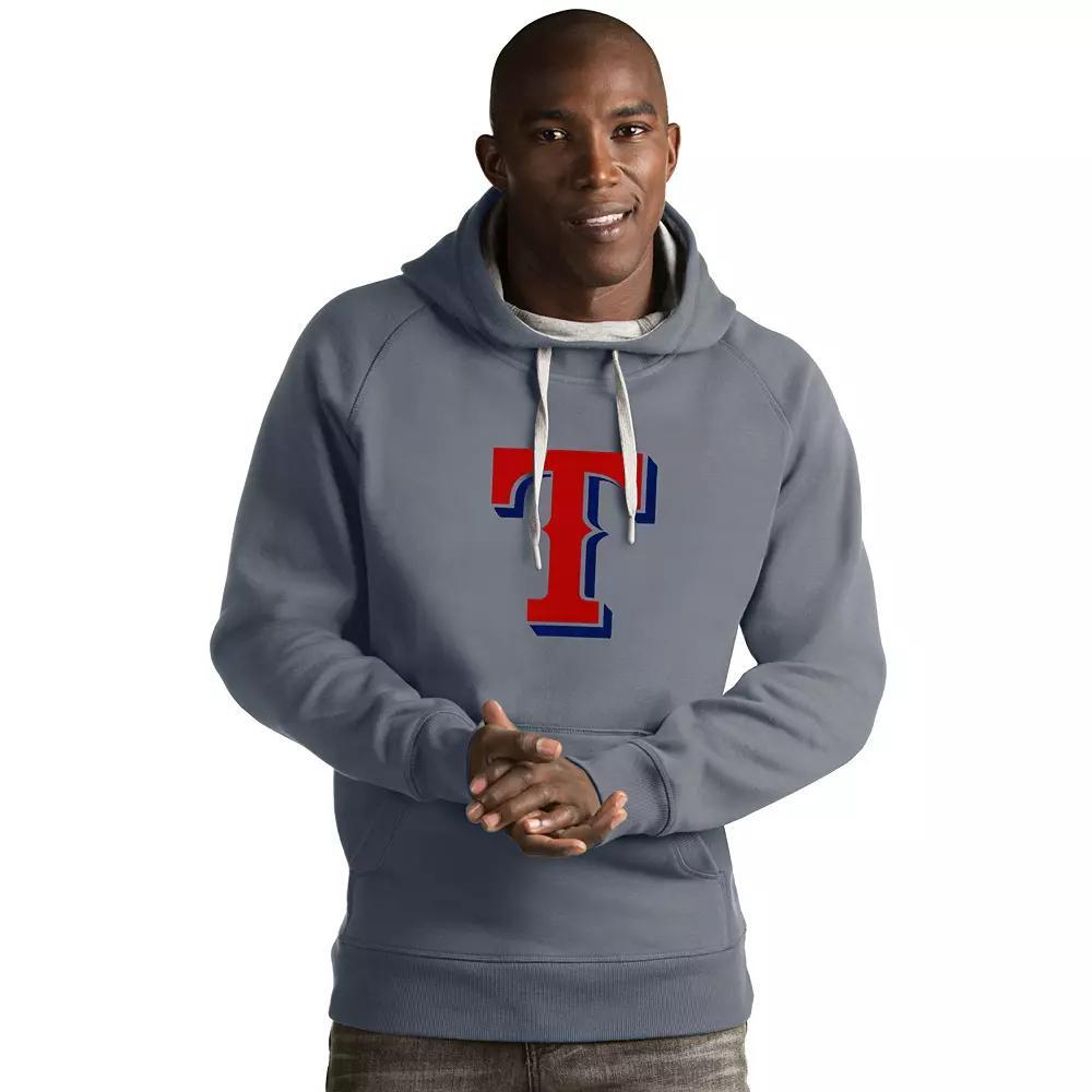 Mens Antigua Texas Rangers Victory Logo Hoodie Product Image