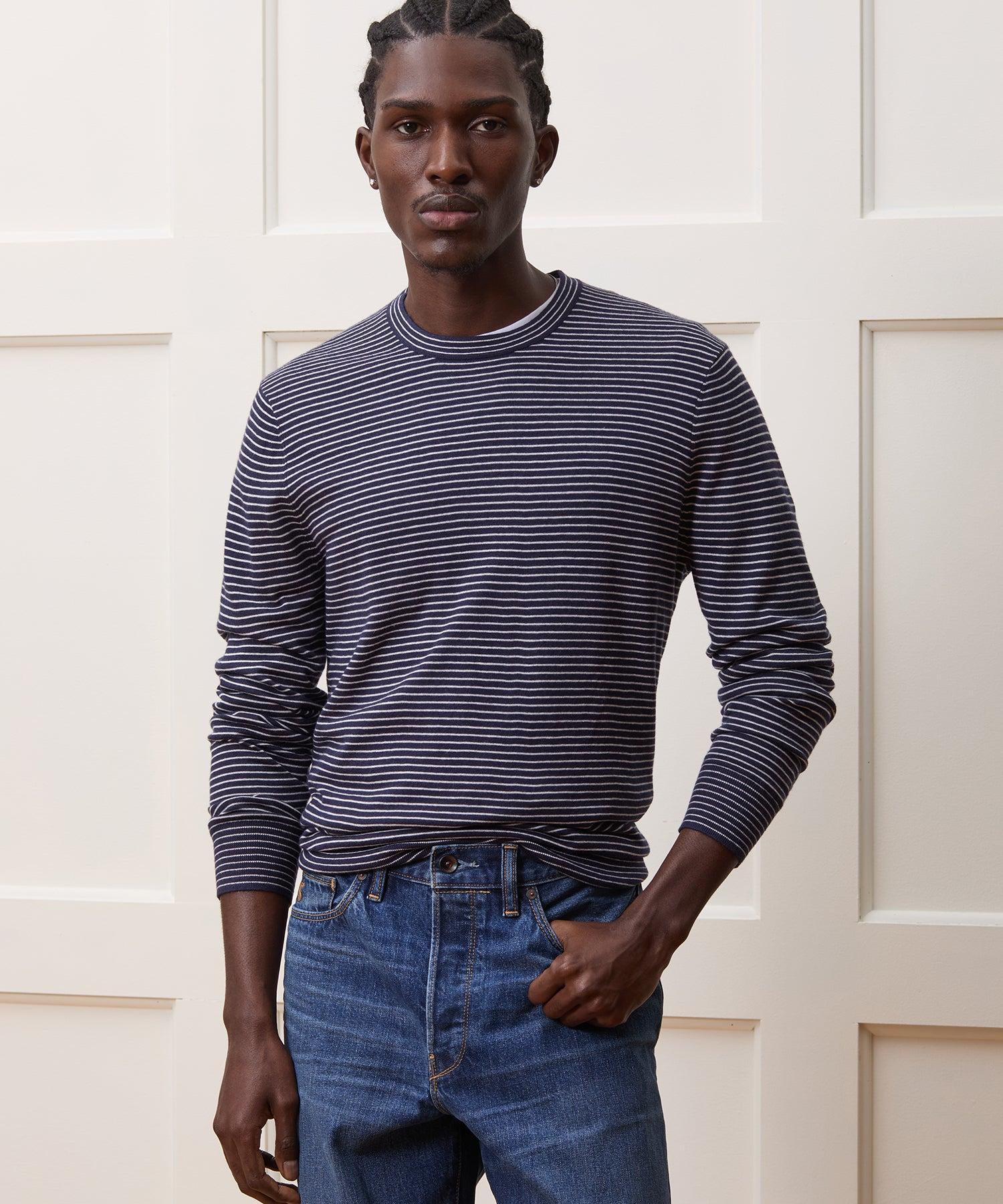 Silk-Cashmere Crewneck Sweater Product Image