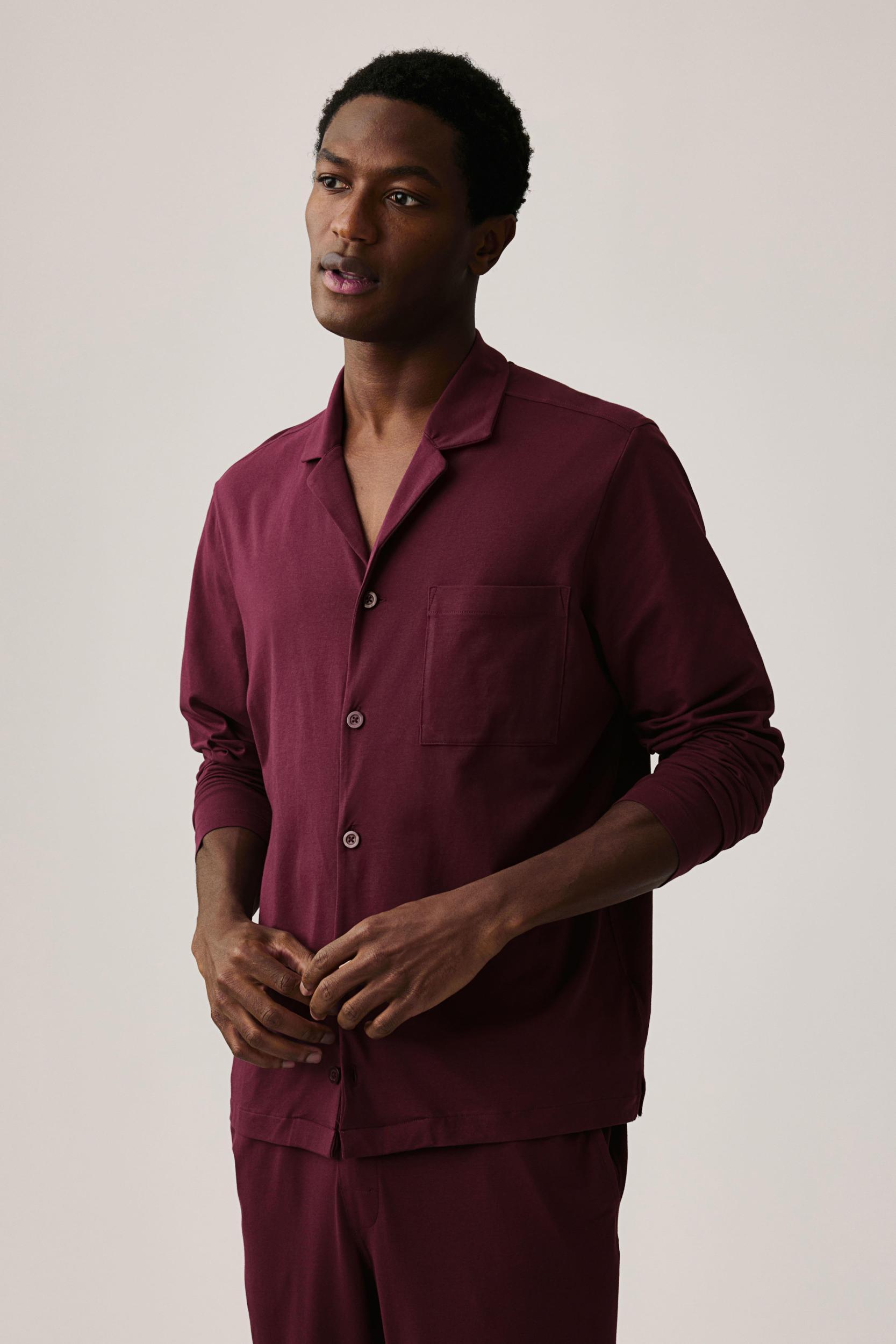 Relaxed Fit Cotton Jersey Pajamas Product Image