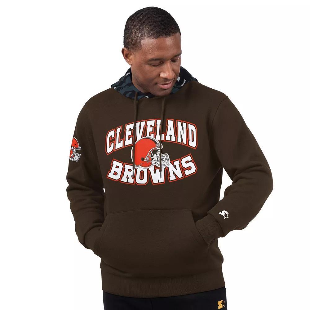 Men's Starter Red Atlanta Falcons Thursday Night Gridiron Pullover Hoodie, Size: Large Product Image