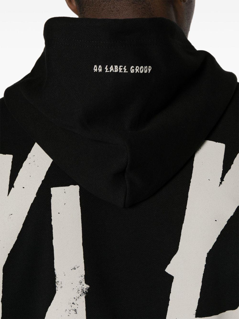 logo-print cotton hoodie Product Image