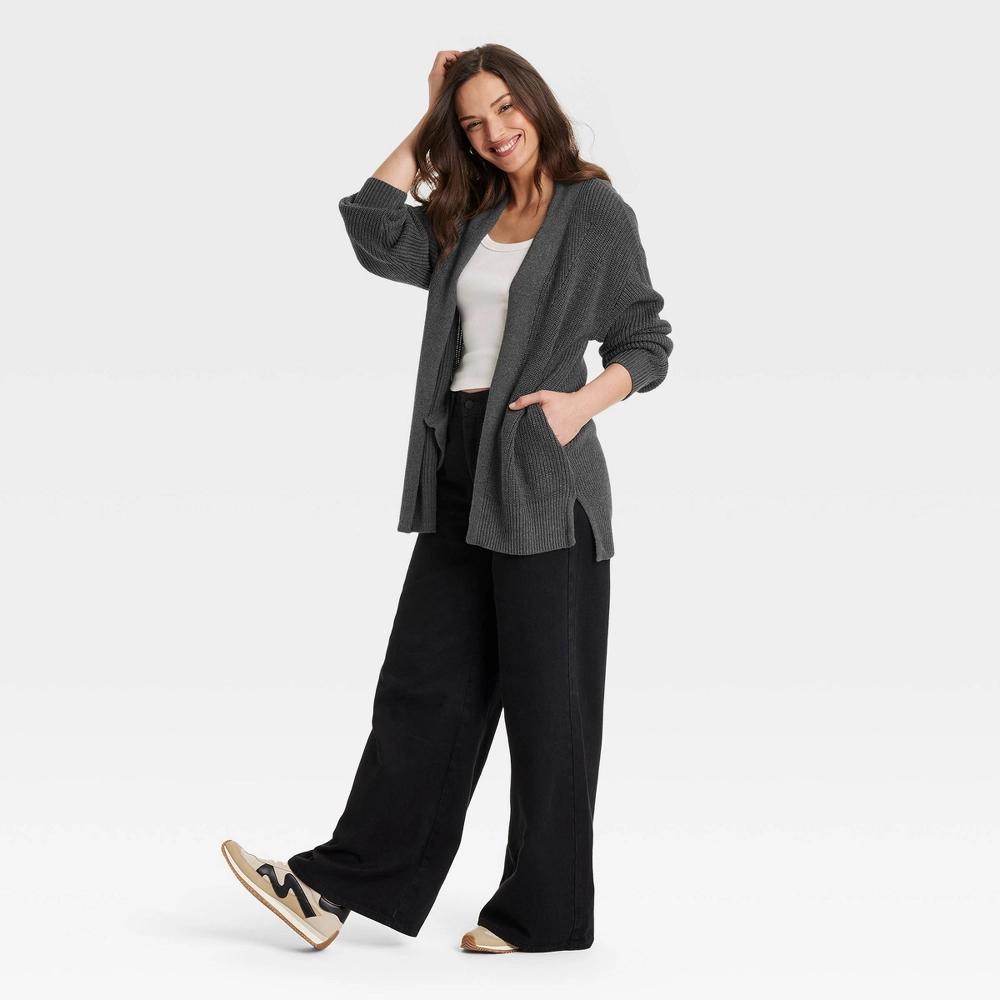 Womens Cardigan Sweater - Universal Thread Dark XS Product Image