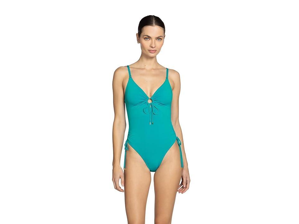 Womens Aubrey Keyhole One-Piece Swimsuit Product Image