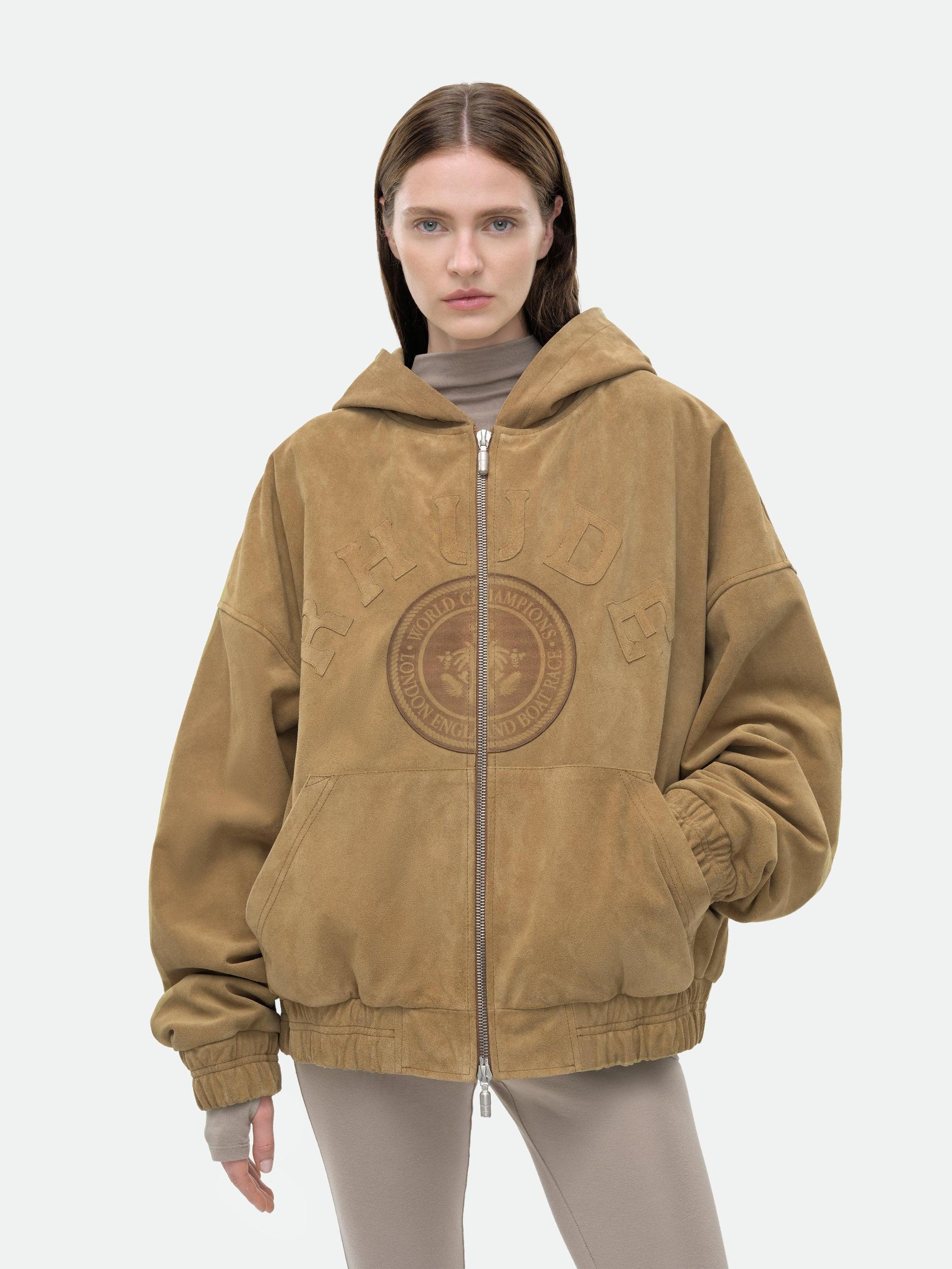SUEDE RHUDE CREST HOODIE Female Product Image