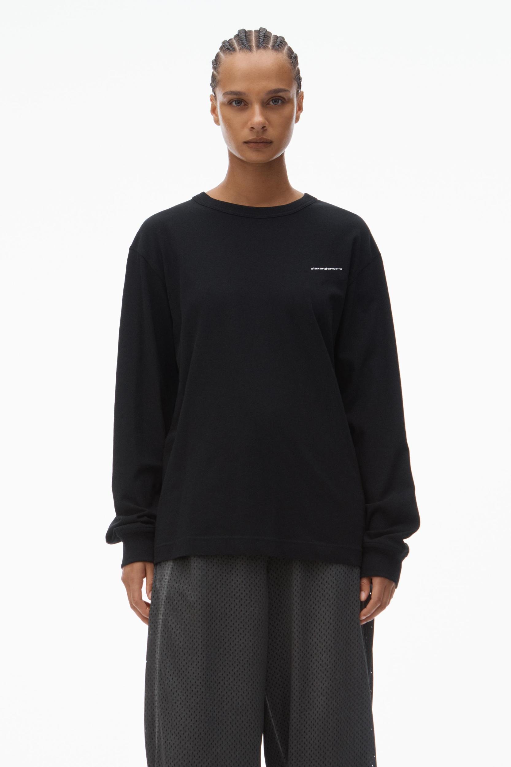 Unisex Long Sleeve Tee In High Twist Jersey Product Image
