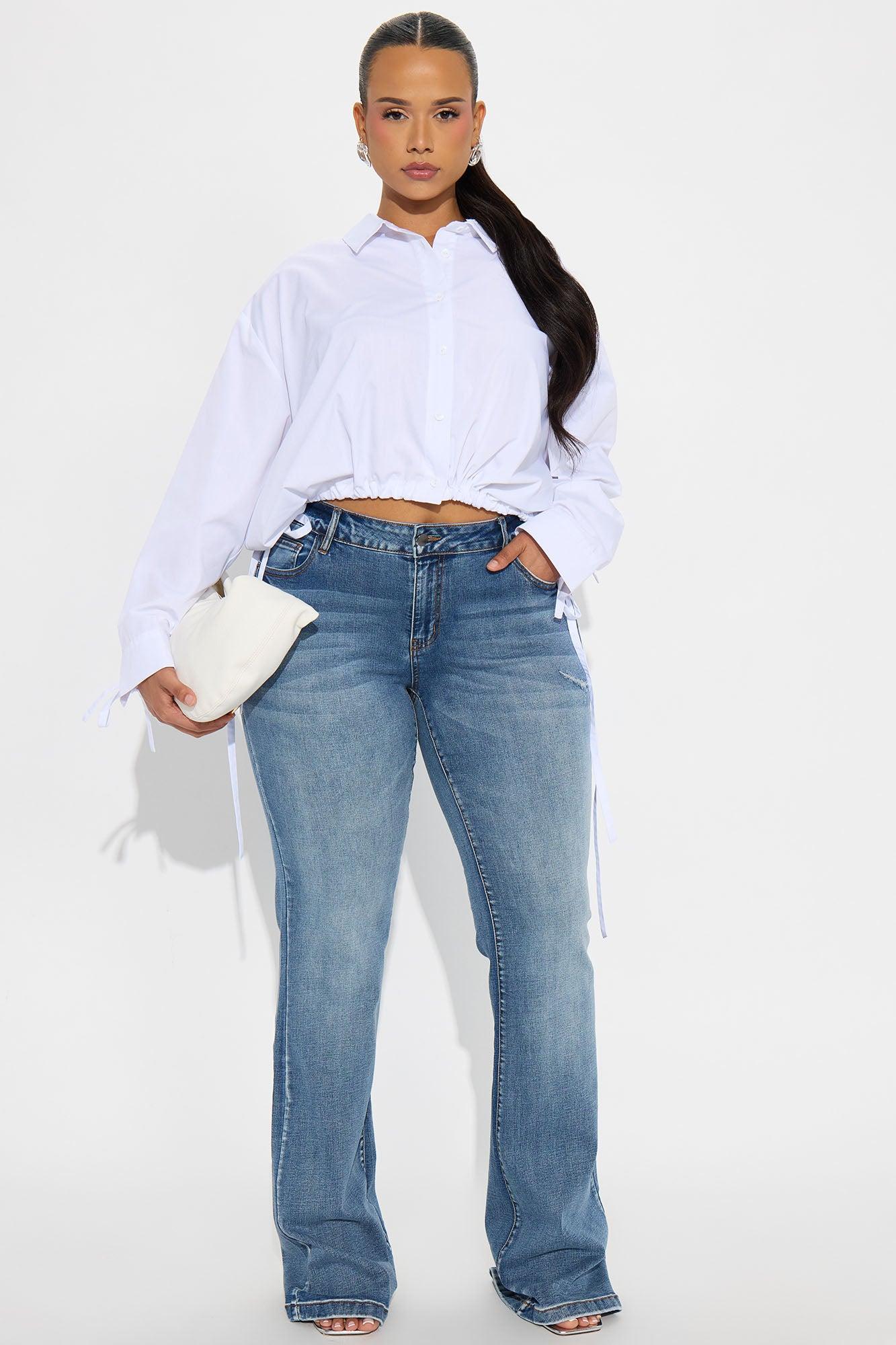 Tall Can't Compete Low Rise Stretch Bootcut Jean - Medium Wash Product Image