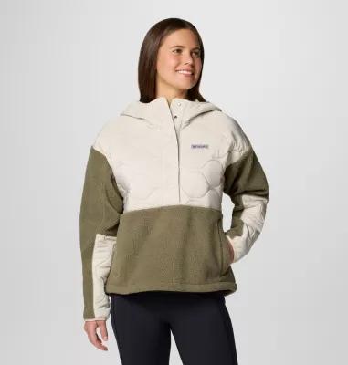 Womens Columbia Cloud Point Hooded Fleece Pullover Jacket Product Image