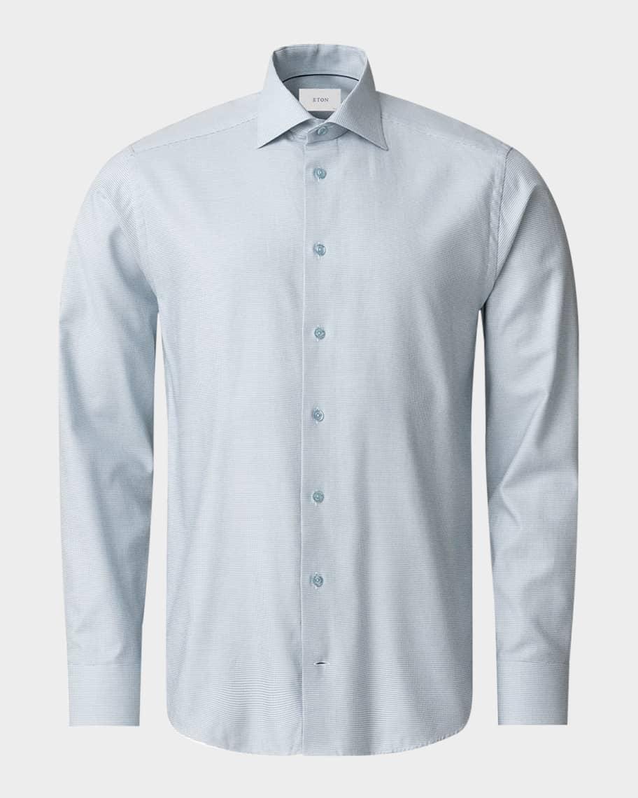 Mens Signature Dobby Slim Fit Dress Shirt Product Image