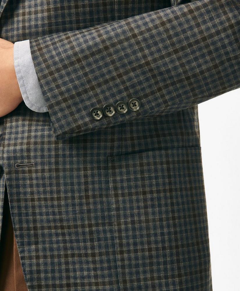 Traditional Fit Gingham Sport Coat in Wool Product Image