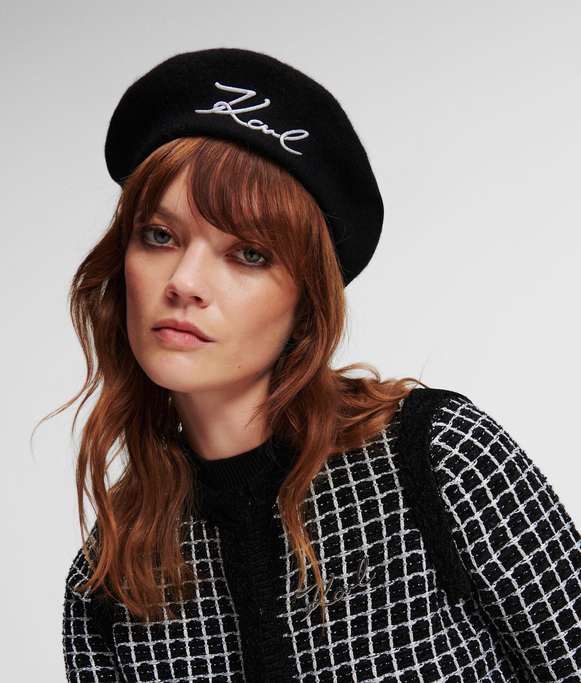 K/SIGNATURE WOOL BERET Product Image