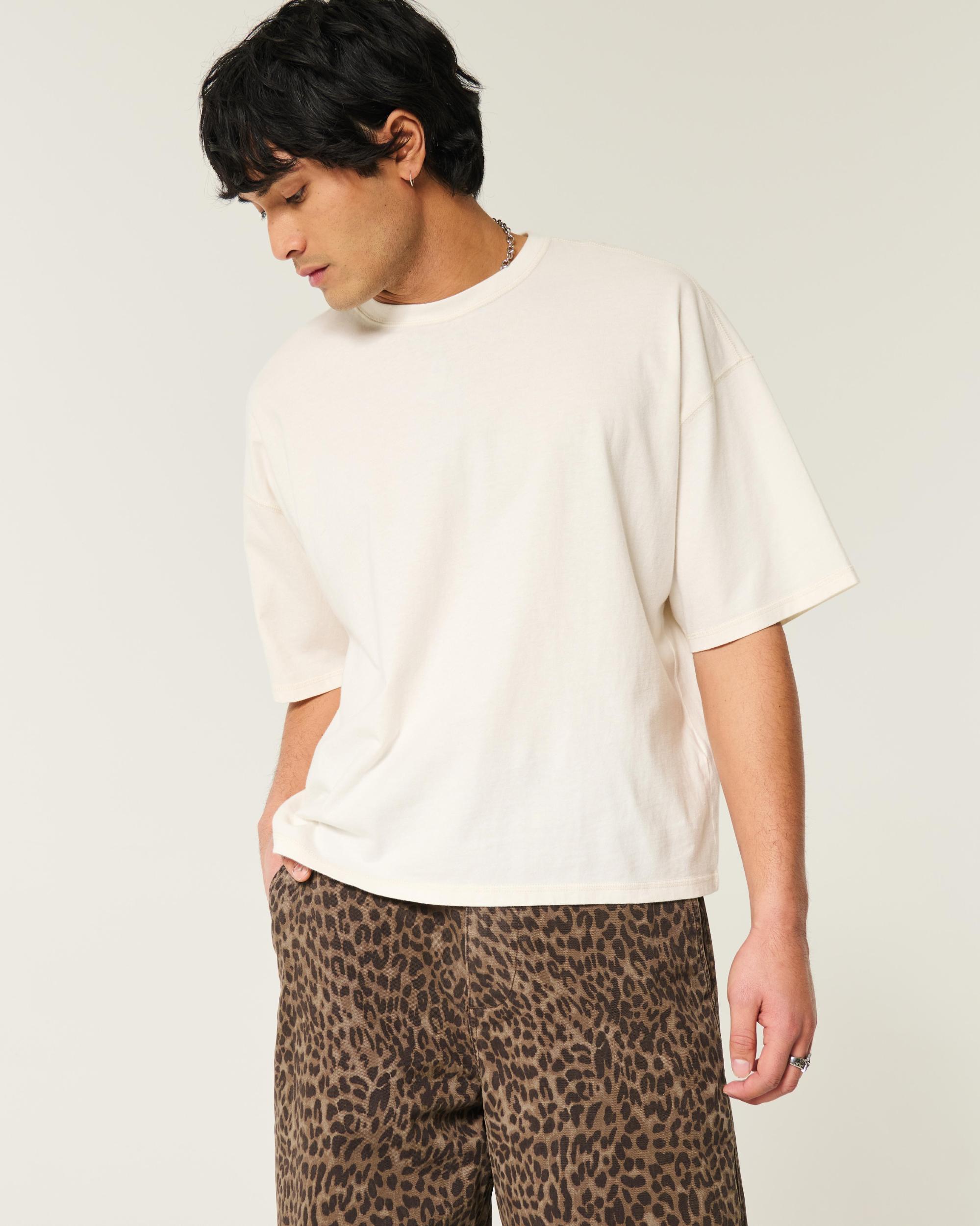 Baggy Crop Crew T-Shirt Product Image