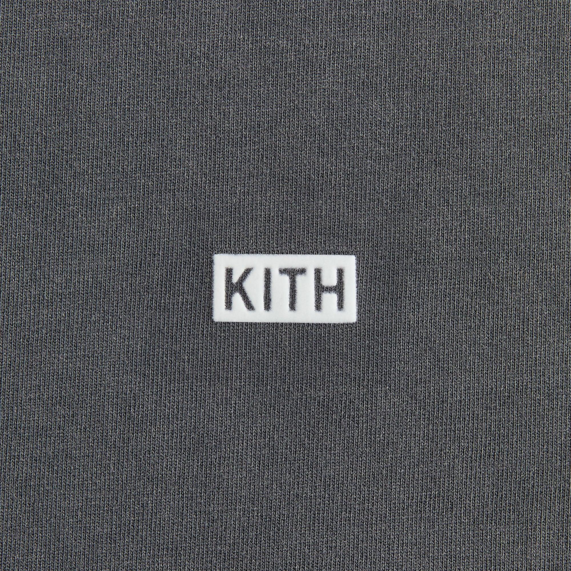Kith Women Mock Neck Vintage Sueded Tee - Black Female Product Image
