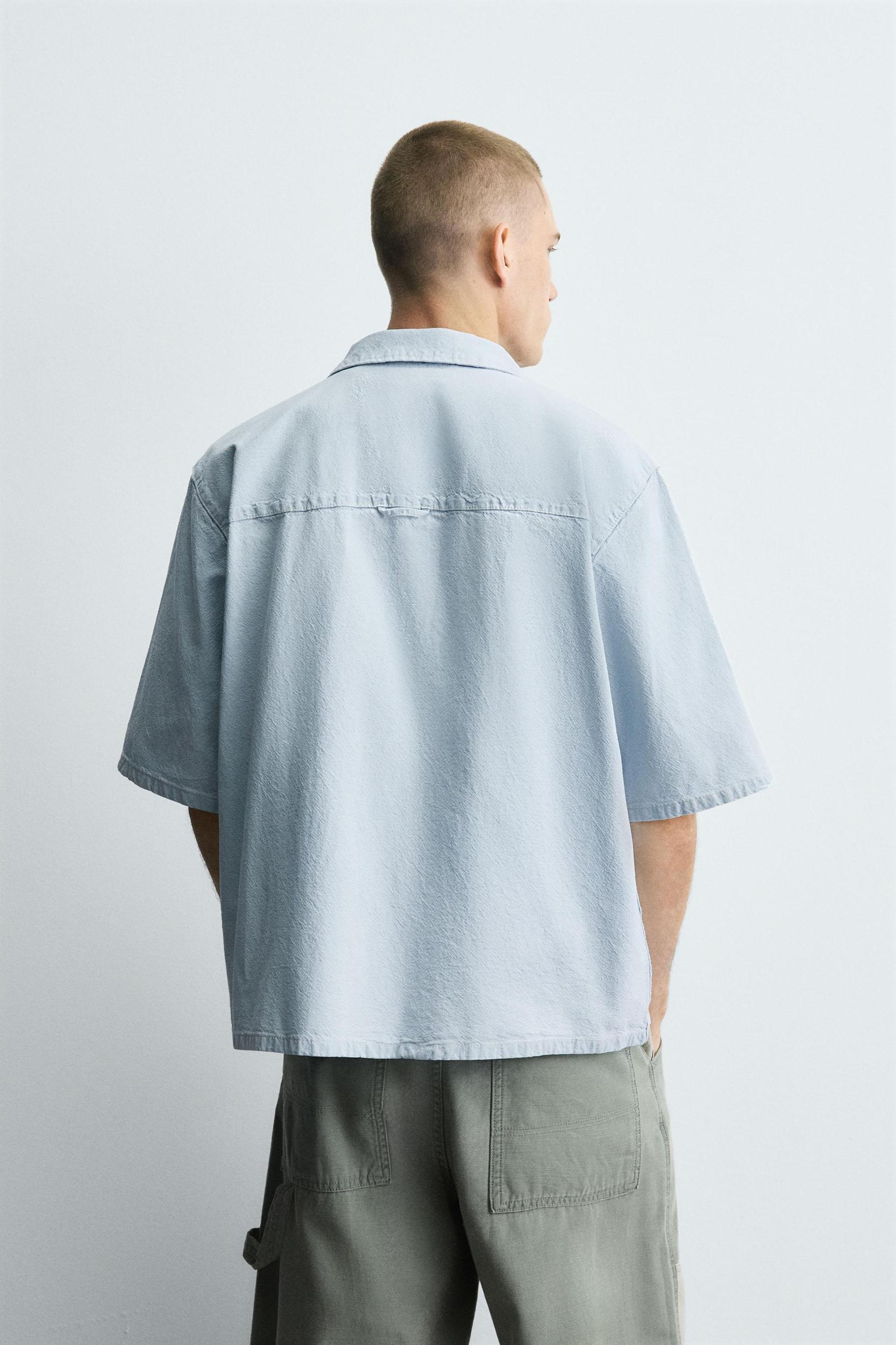 EMBROIDERED DENIM SHIRT Product Image