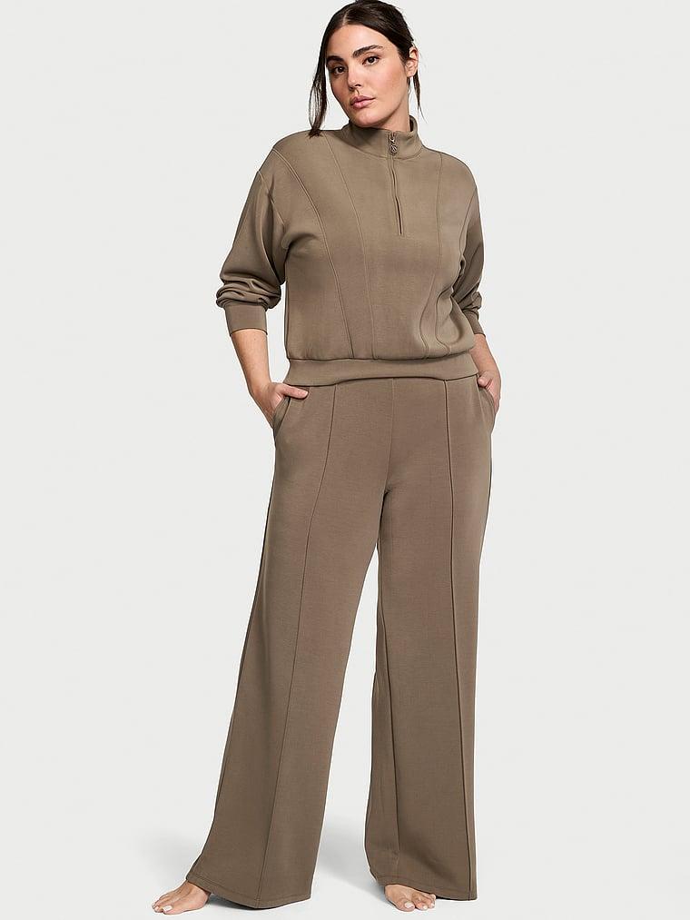 Featherweight Knit Wide-Leg Pant Product Image