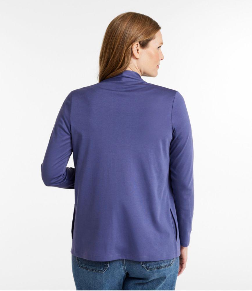 
                            Women's Pima Cotton Open Cardigan, With Pockets
                         Product Image