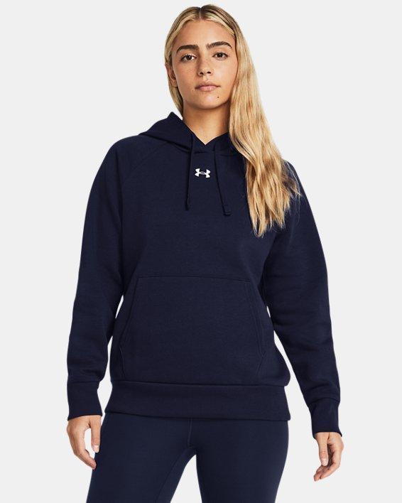Women's Under Armour Rival Fleece Hoodie, Size: Medium, Green Green Product Image