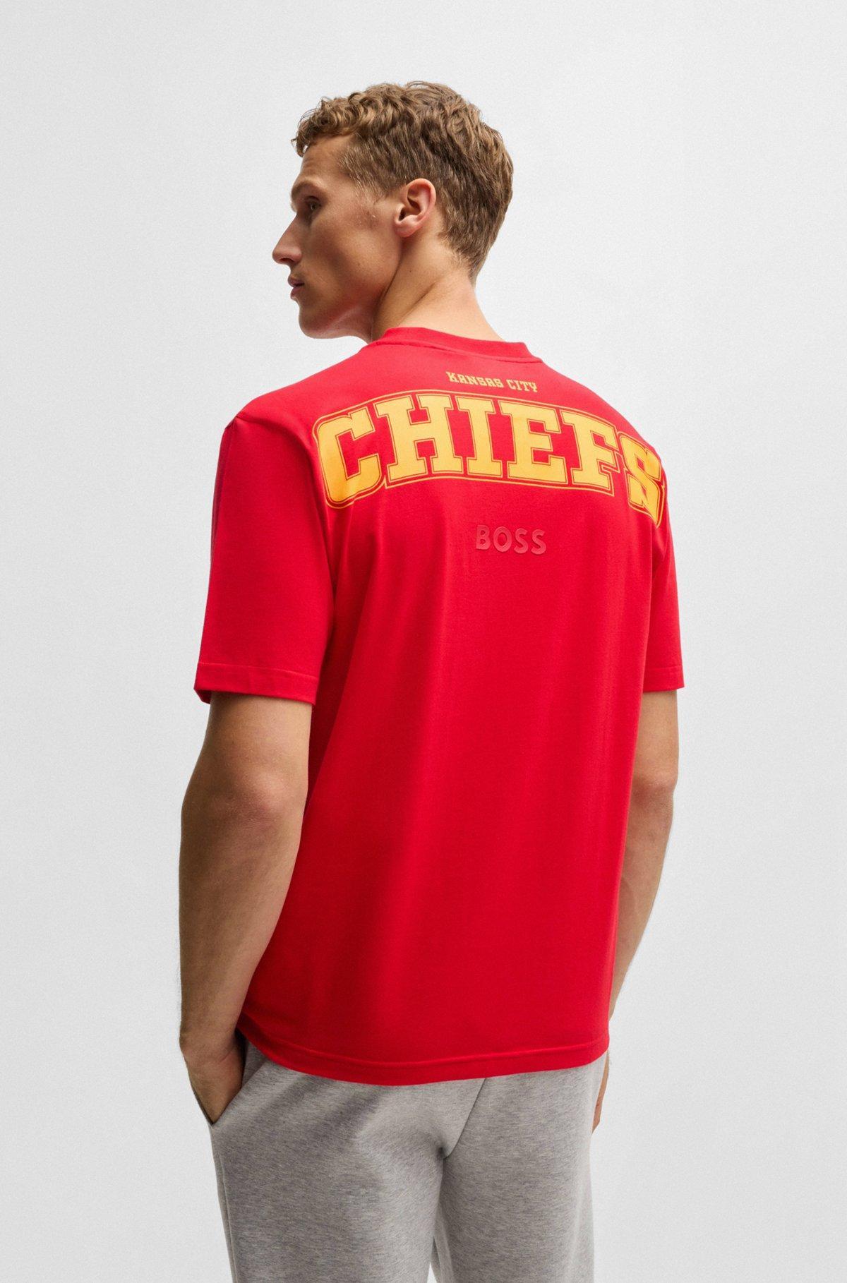 BOSS x NFL stretch-cotton T-shirt with special branding Product Image