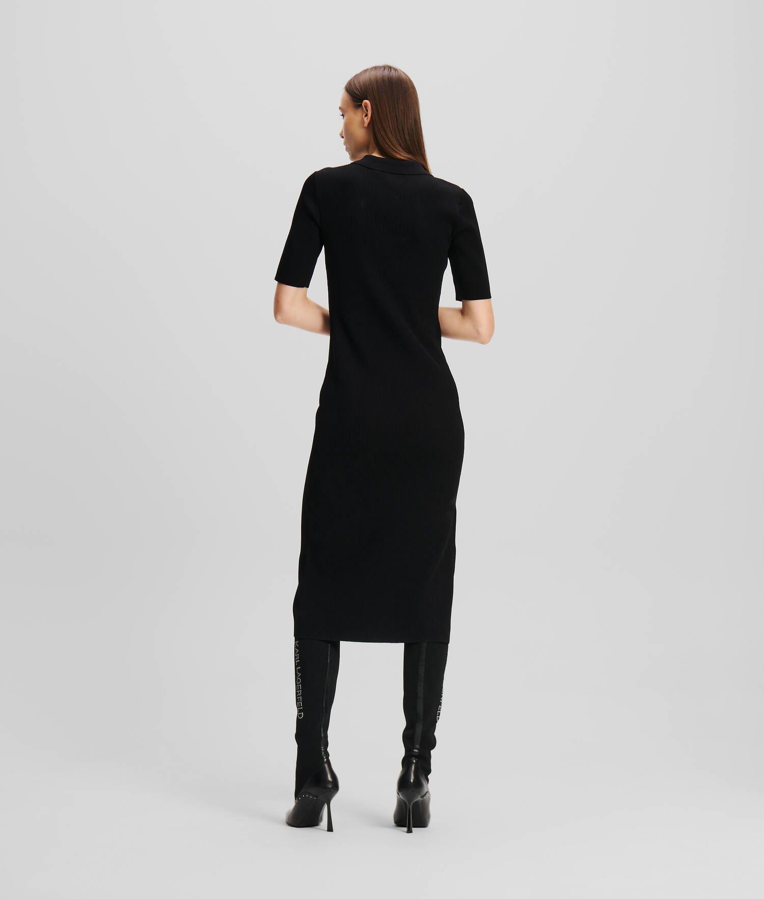 KARL LOGO TAPE KNIT DRESS Product Image