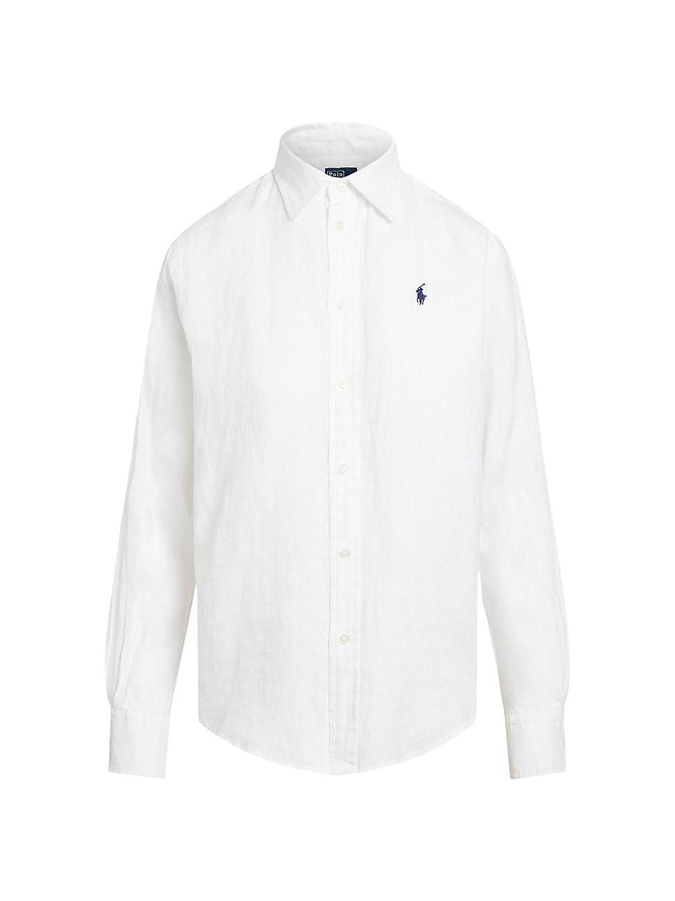 Womens Classic Fit Linen Shirt Product Image