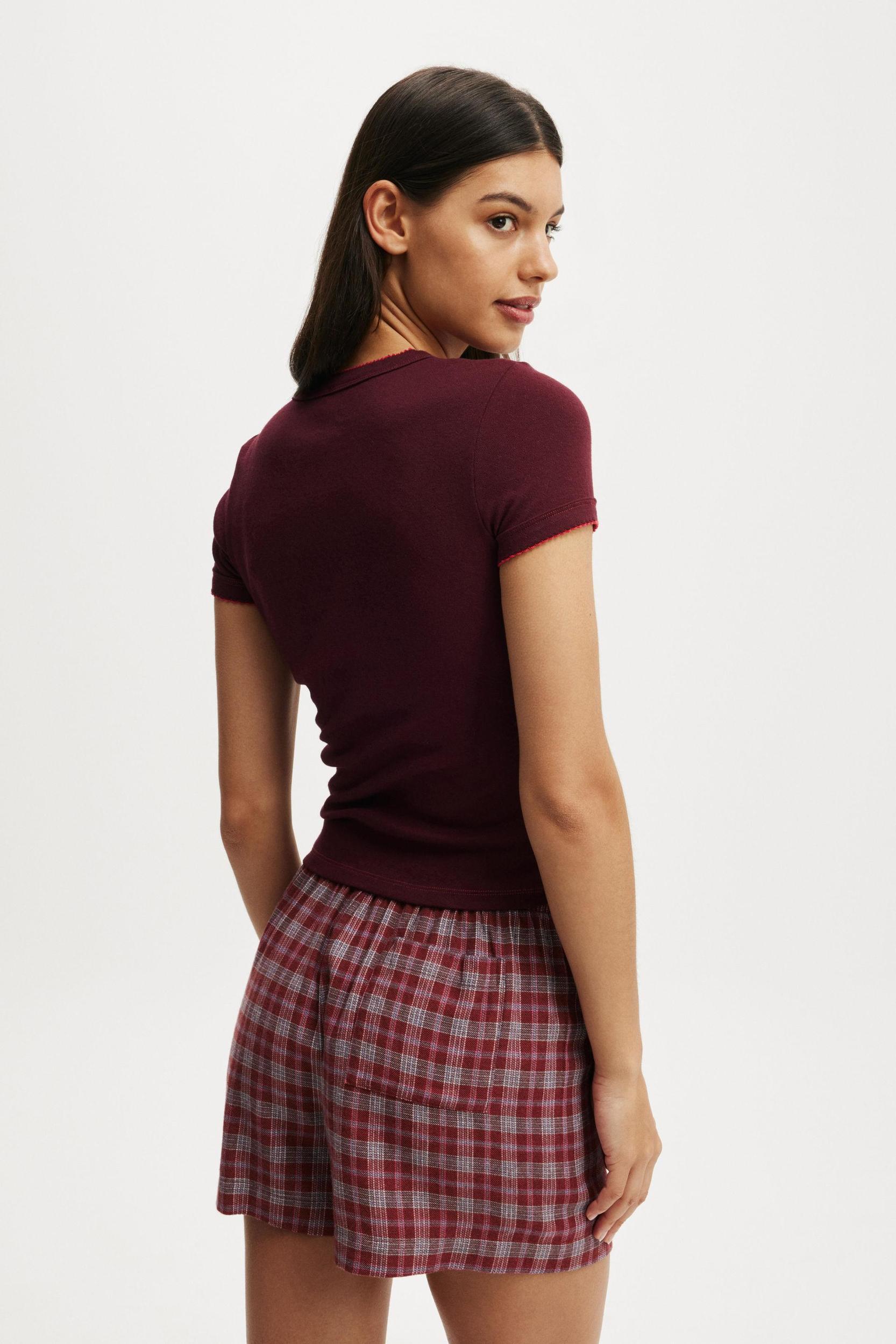Pointelle Sleep Tee Product Image