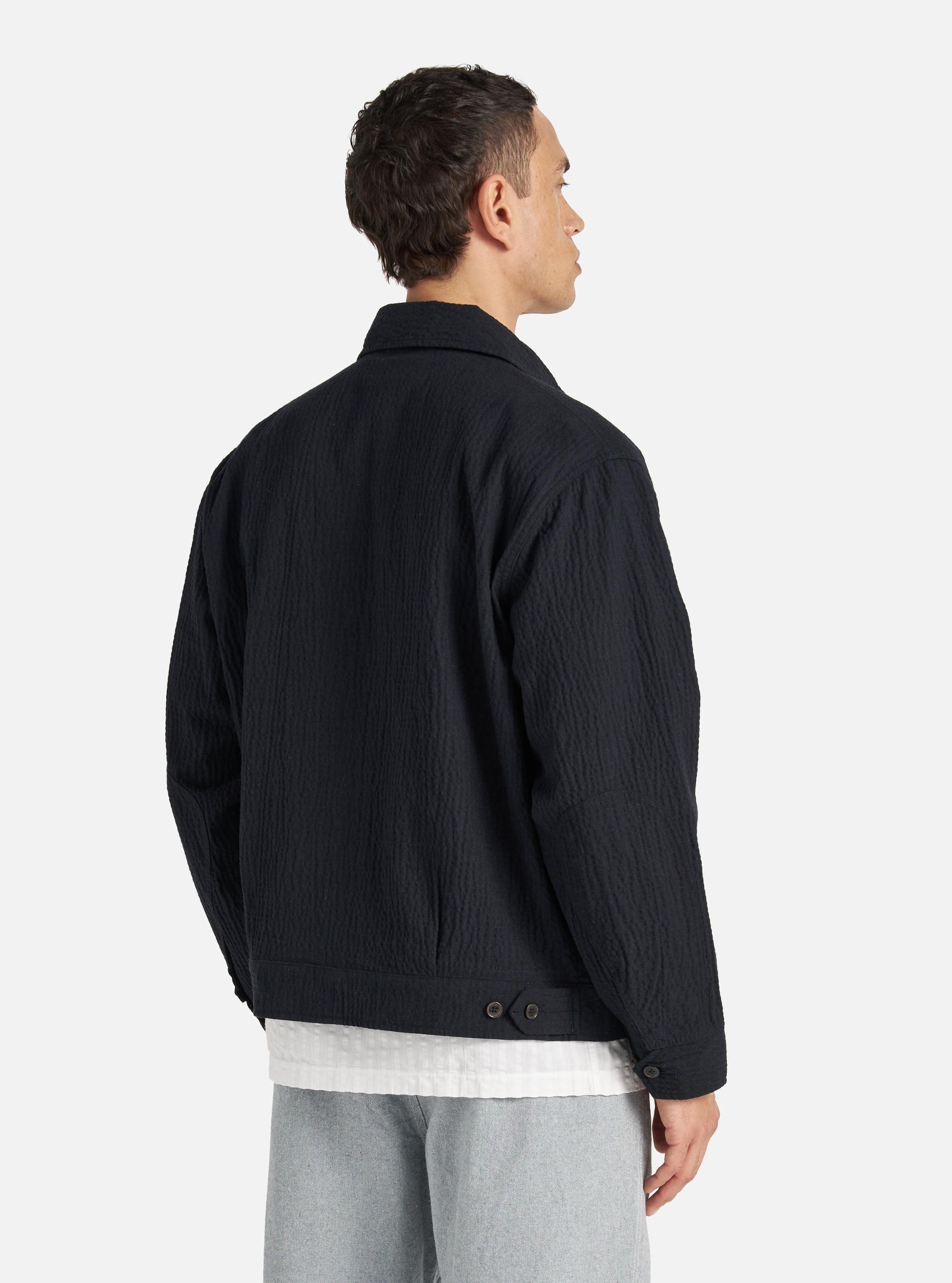 Universal Works E130 Jacket in Dark Navy Ospina Cotton Product Image