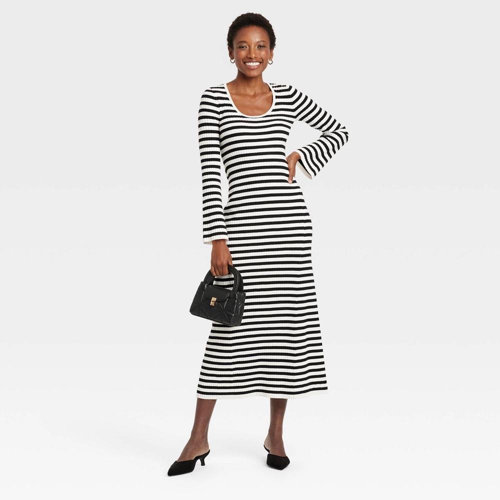 Women's Long Sleeve Maxi Sweater Dress - A New Day™ Product Image