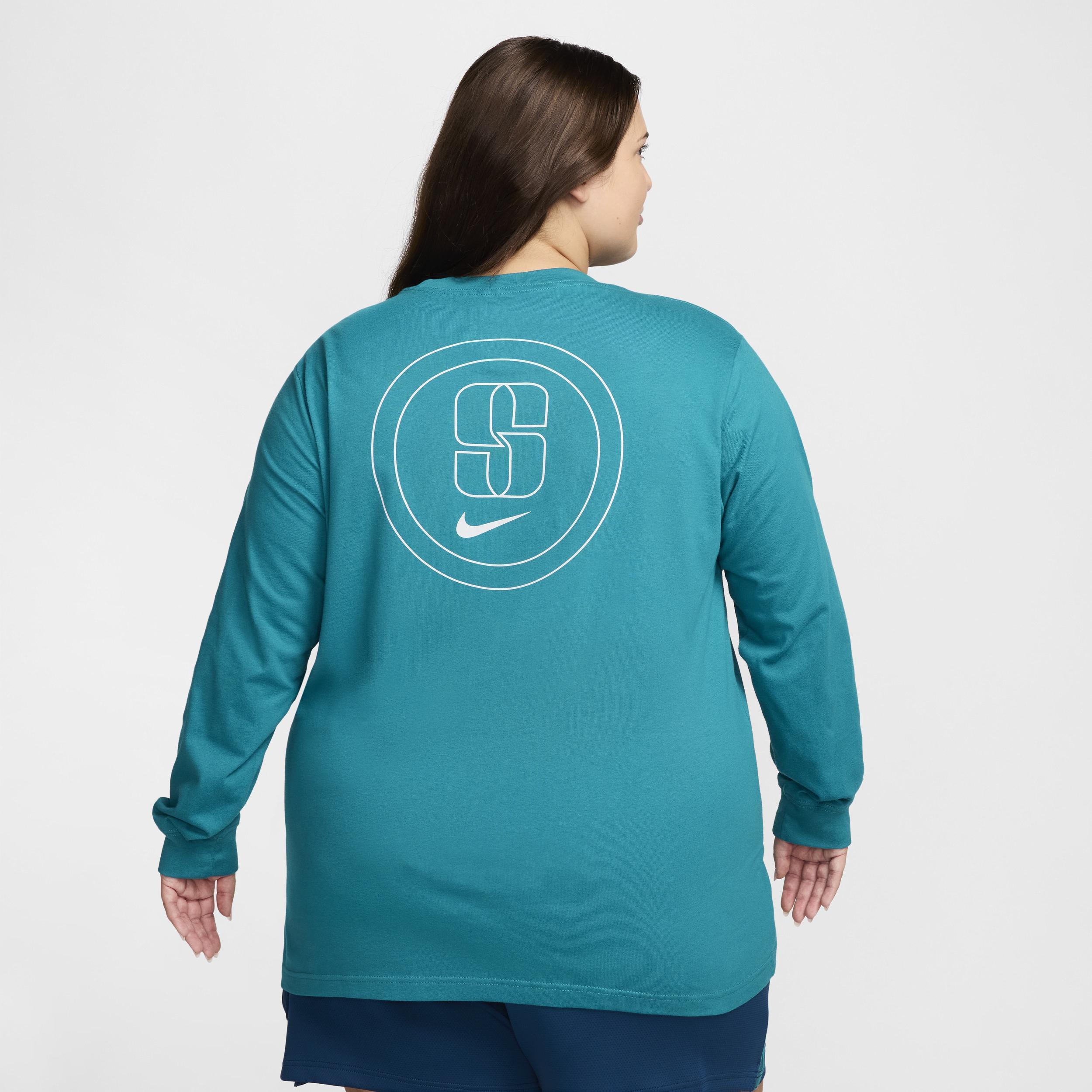 Sabrina Women's Long-Sleeve Basketball T-Shirt (Plus Size) Product Image