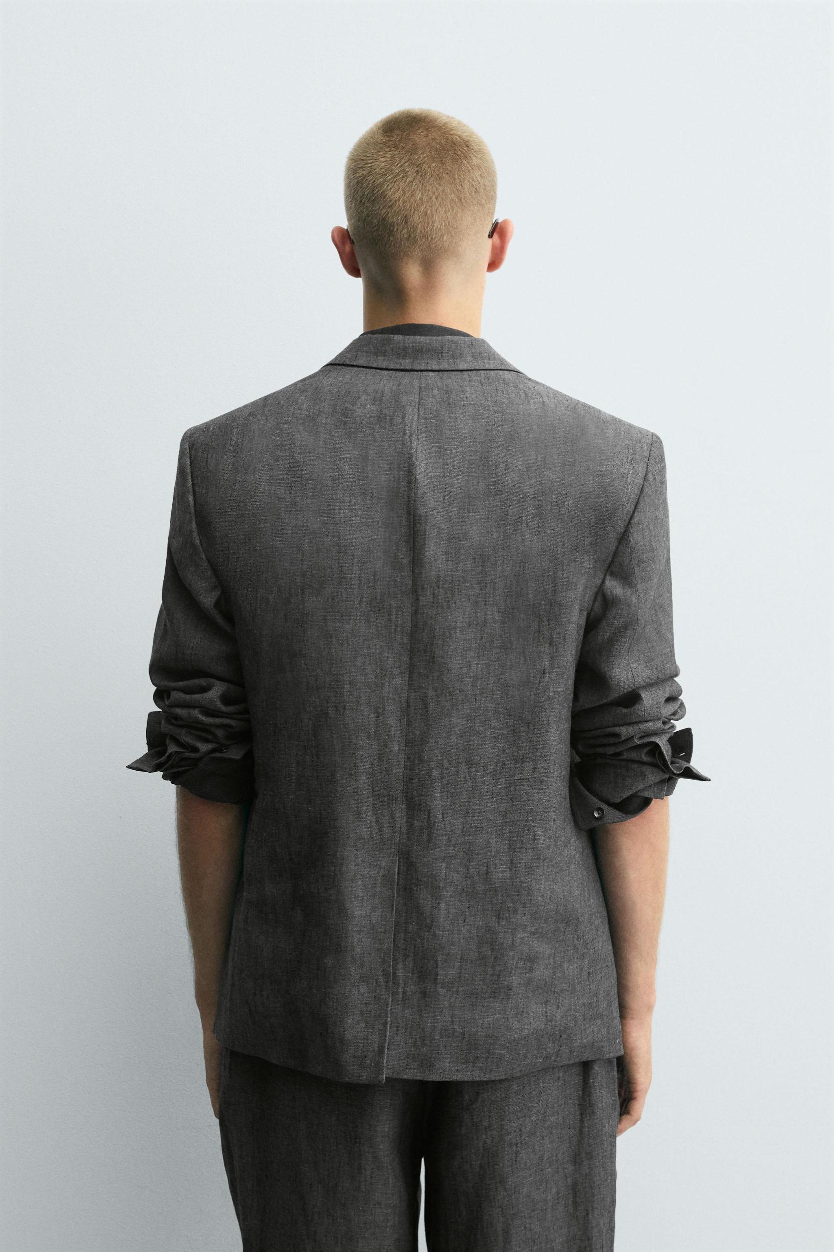 100% LINEN SUIT BLAZER Product Image