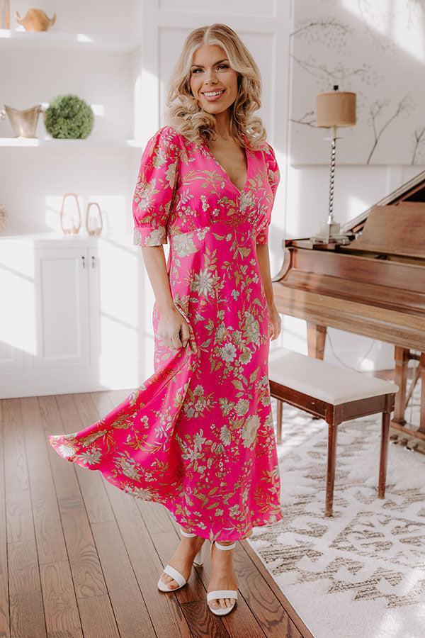Chateau Brunch Floral Maxi Dress Product Image