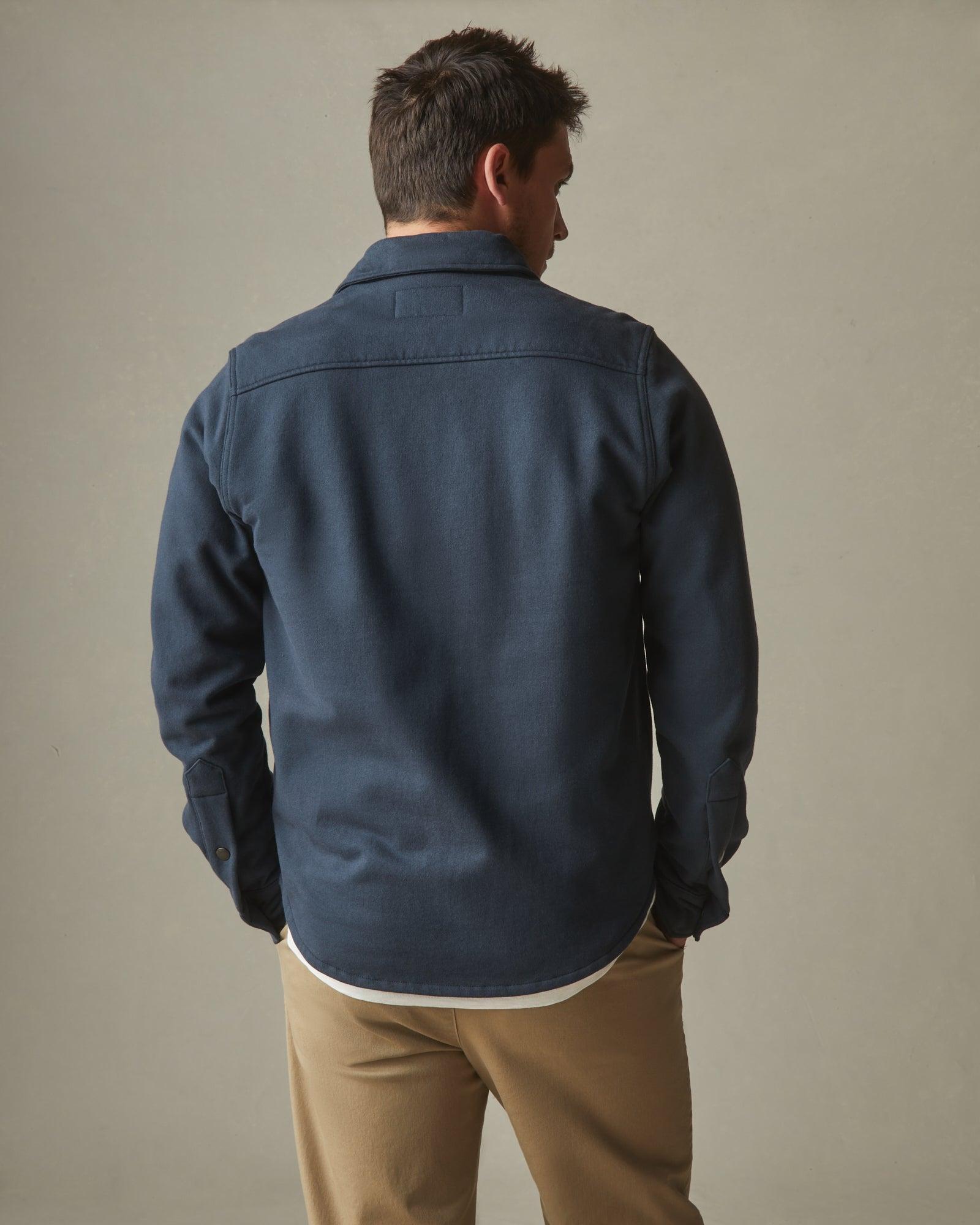 Unisex Redwood Fleece Overshirt - Heritage Navy Product Image