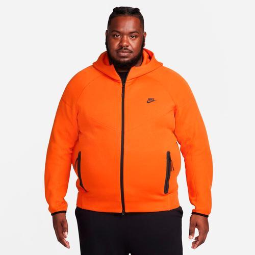 Nike Mens Nike Tech Fleece Full-Zip Hoodie - Mens Birch Heather/Black Product Image