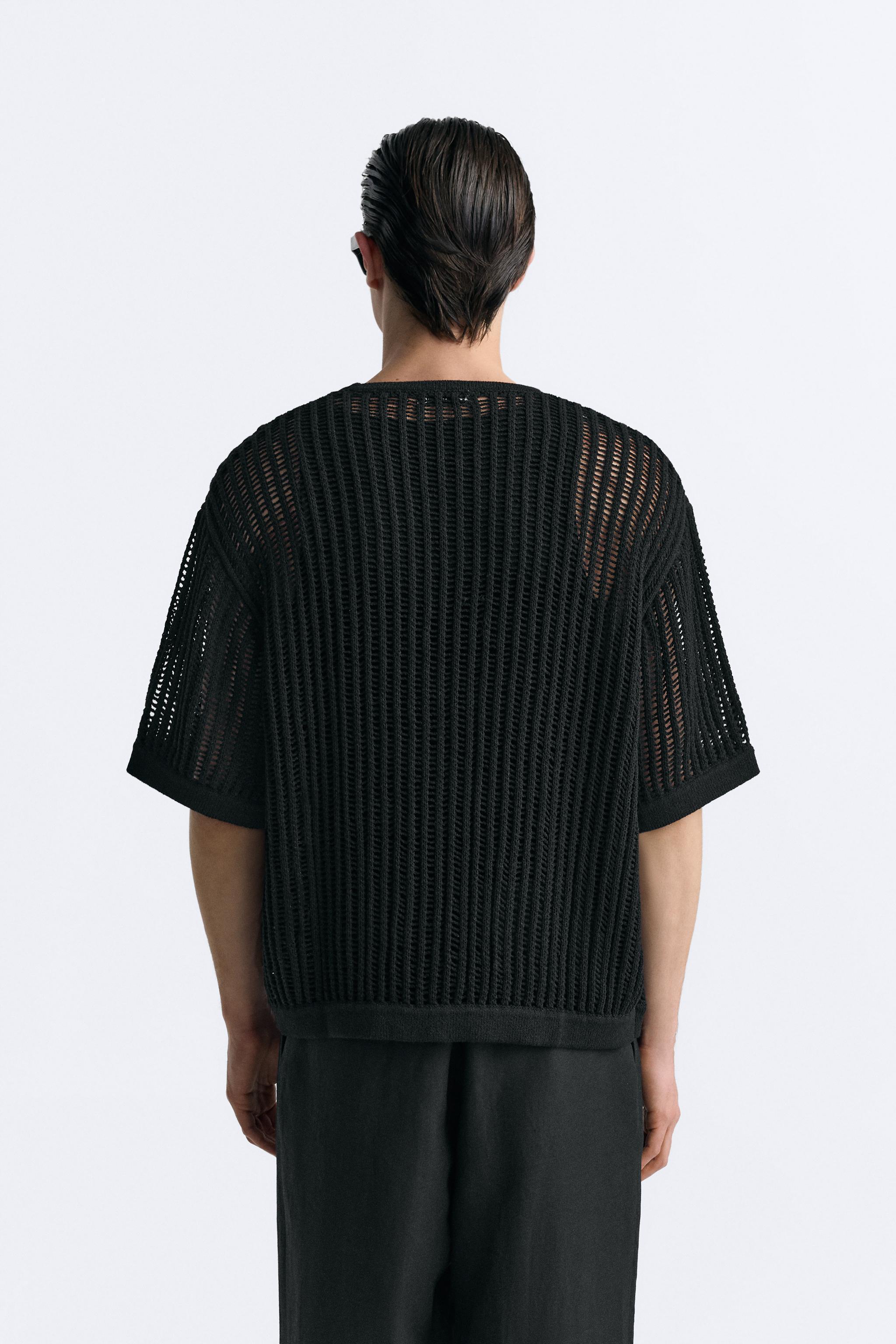 OPEN KNIT T-SHIRT Product Image