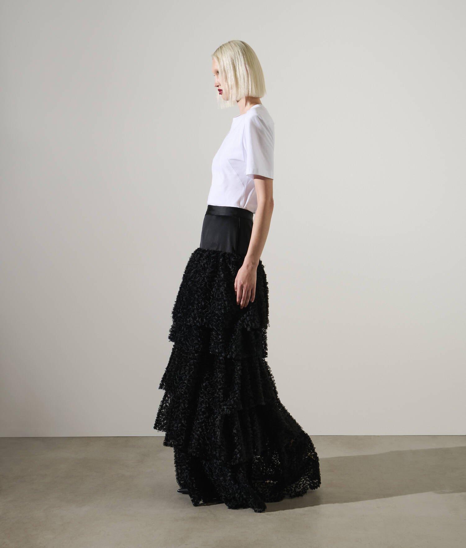 KARL STUDIO FRILLED MAXI SKIRT Product Image