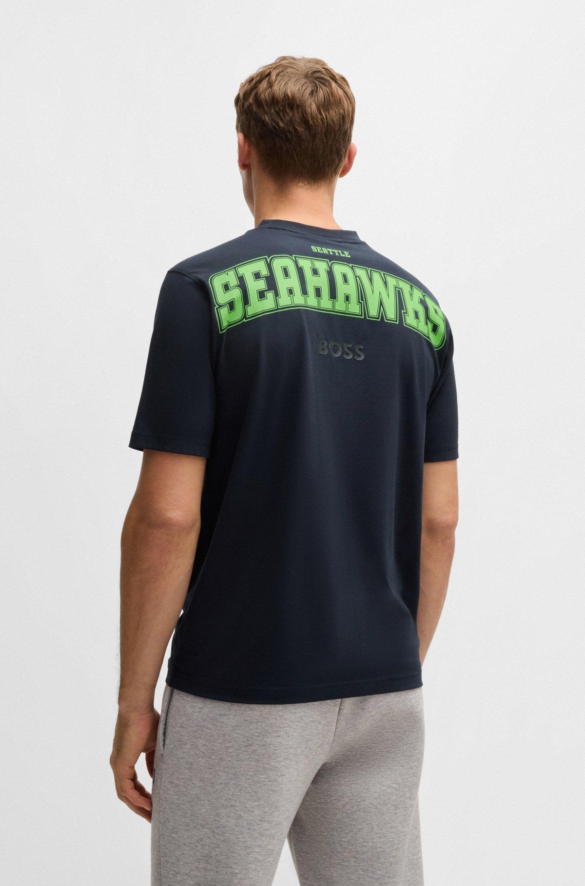 BOSS x NFL stretch-cotton T-shirt with special branding Product Image