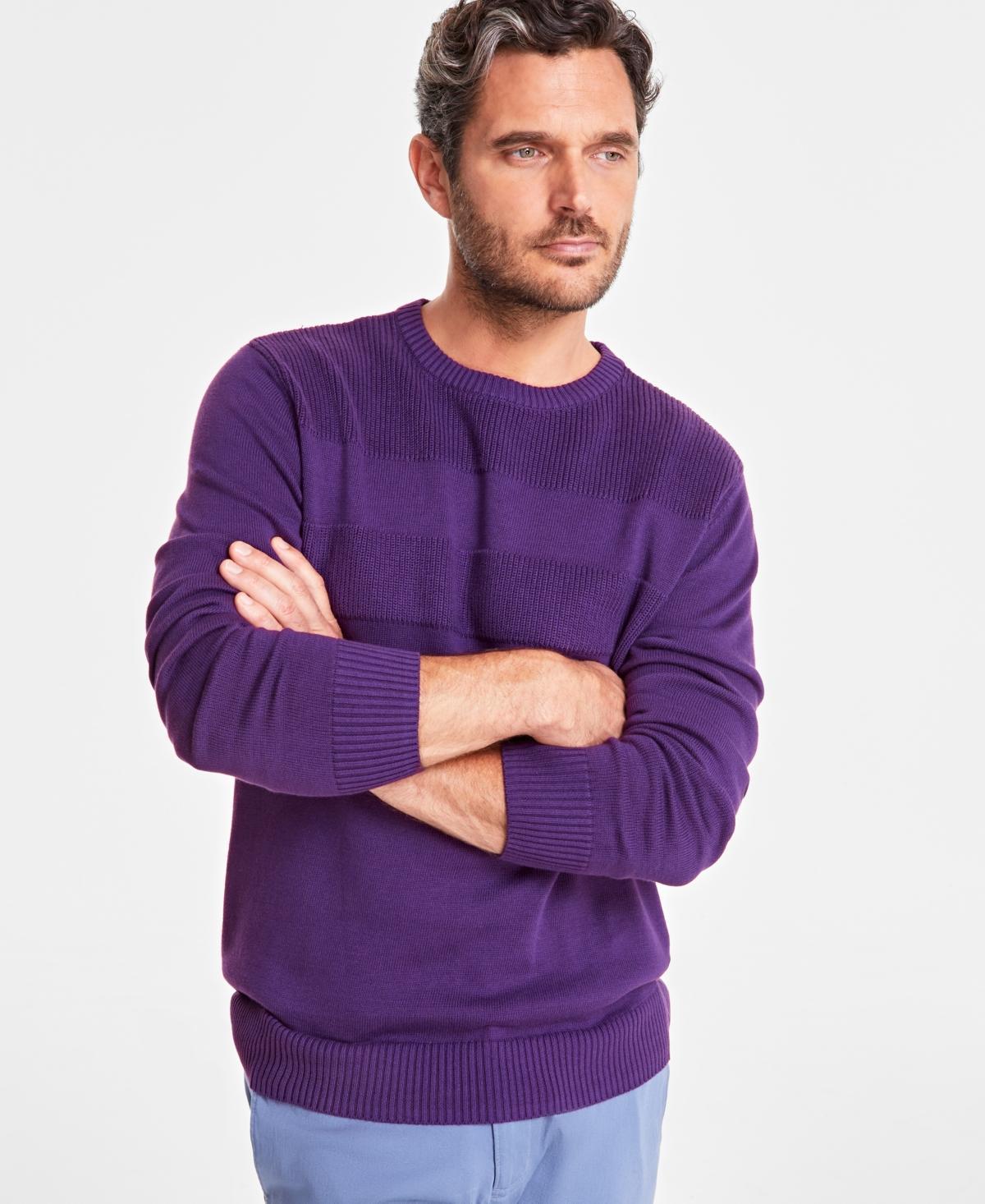 Club Room Mens Textured Cotton Sweater, Created for Macys Product Image
