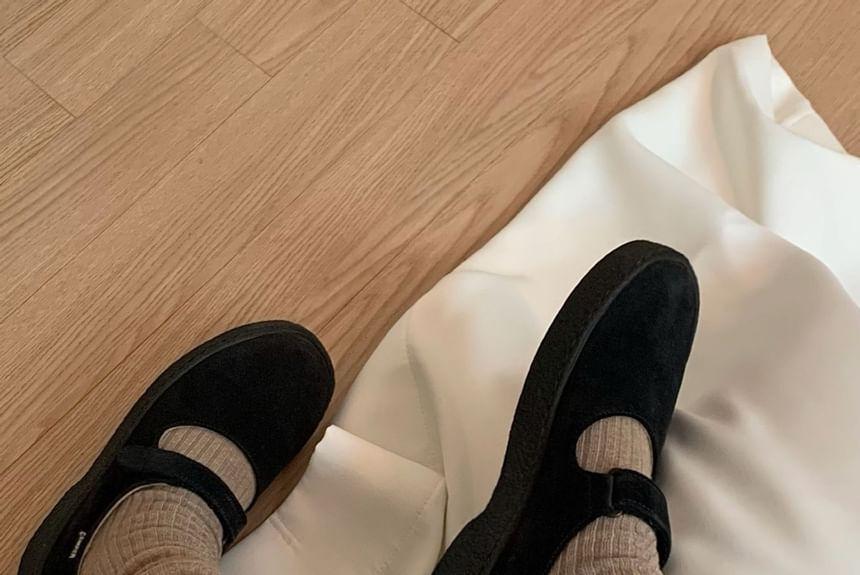 Plain Ribbed Socks Product Image