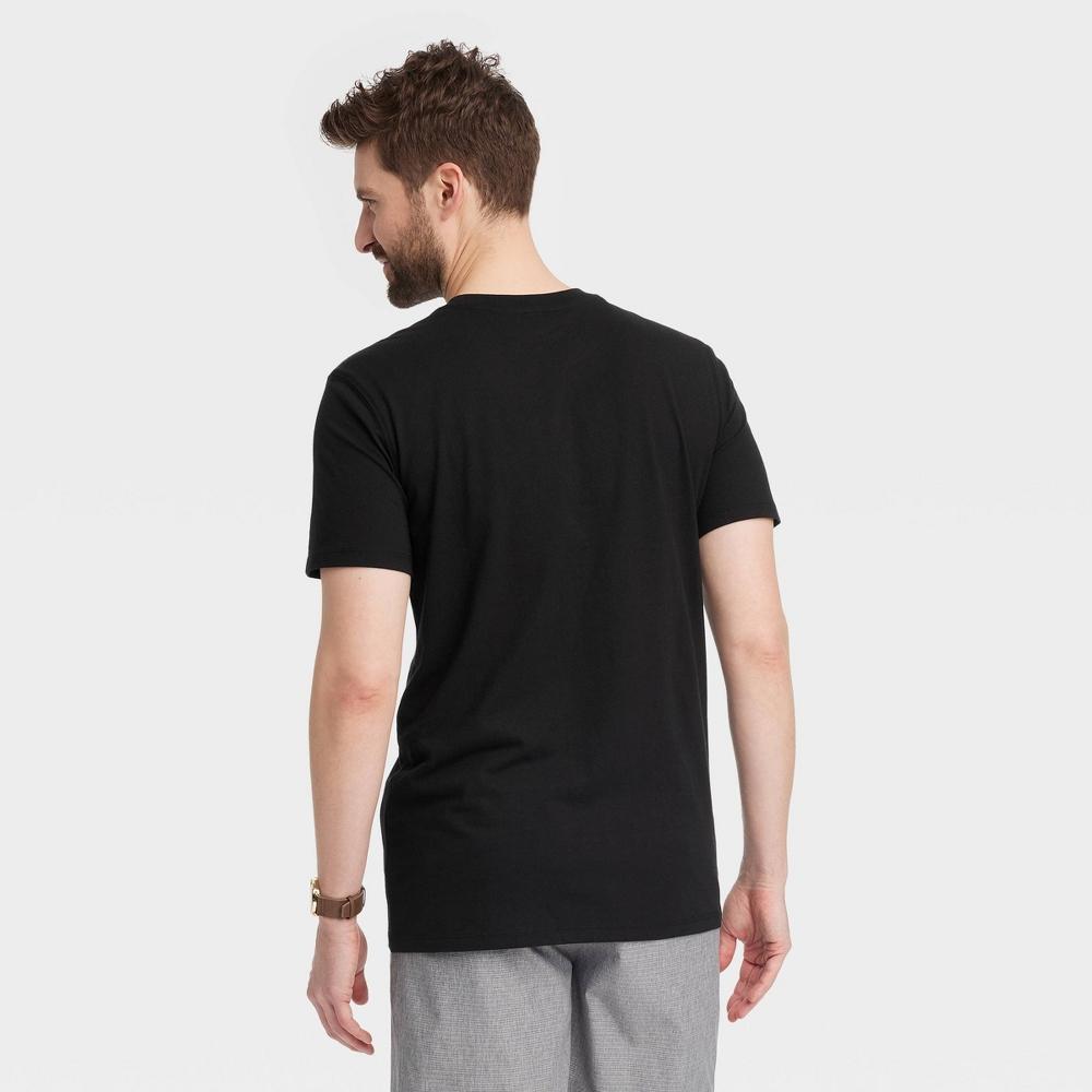Mens Short Sleeve Graphic T-Shirt - Goodfellow & Co Black M Product Image