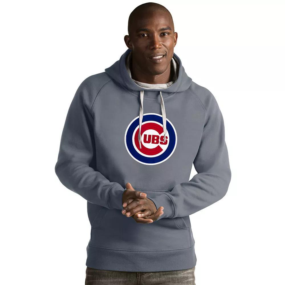 Mens Antigua Chicago Cubs Victory Logo Hoodie Product Image