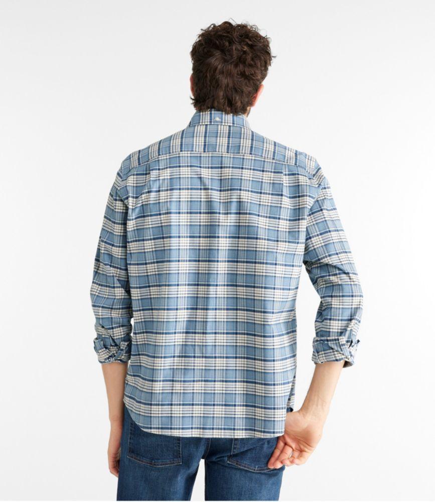 
                            Men's Comfort Stretch® Oxford Shirt, Traditional Untucked Fit, Plaid
                         Product Image
