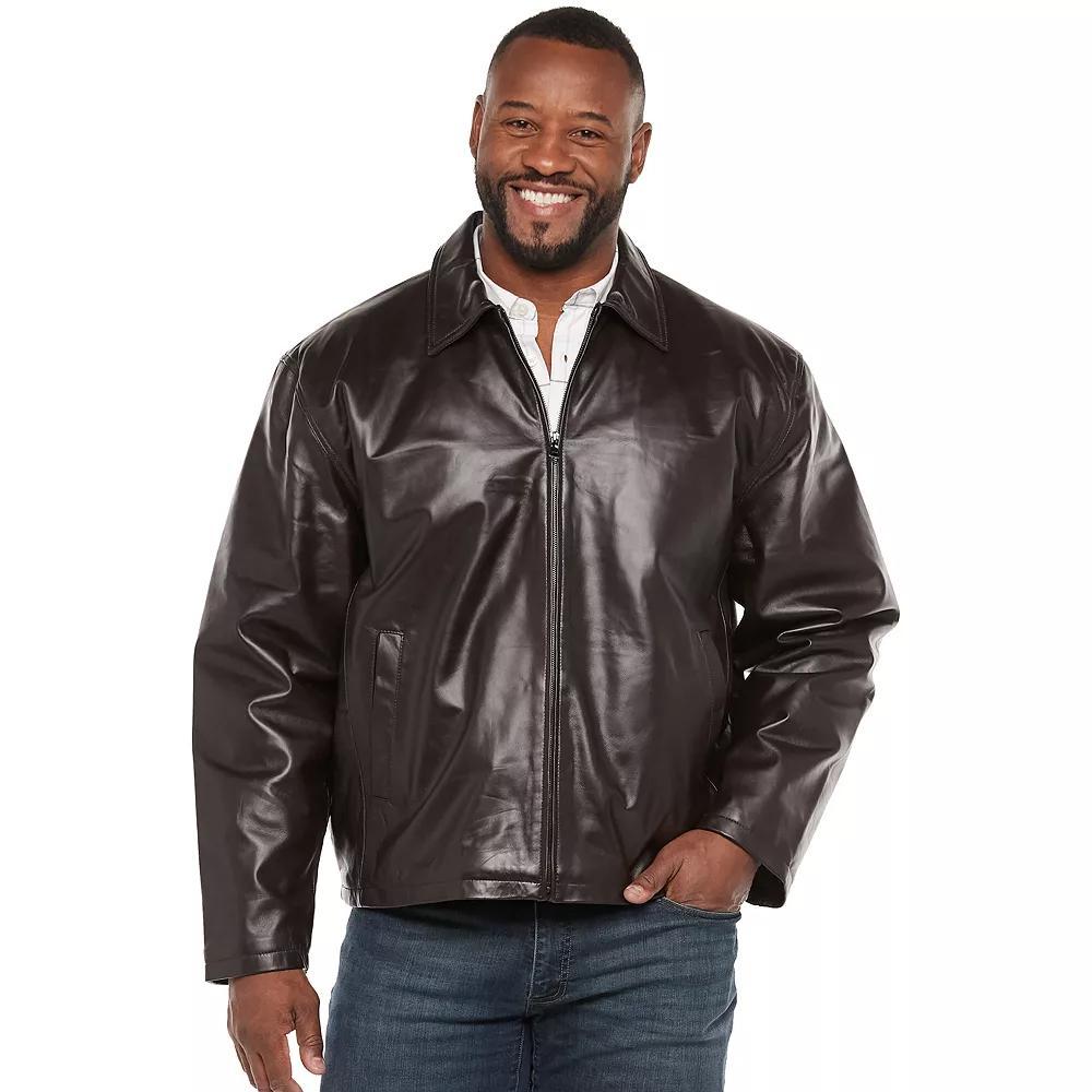 Big & Tall Vintage Leather Split Napa Leather Jacket, Men's, Size: 4XL BIG, Brown Product Image