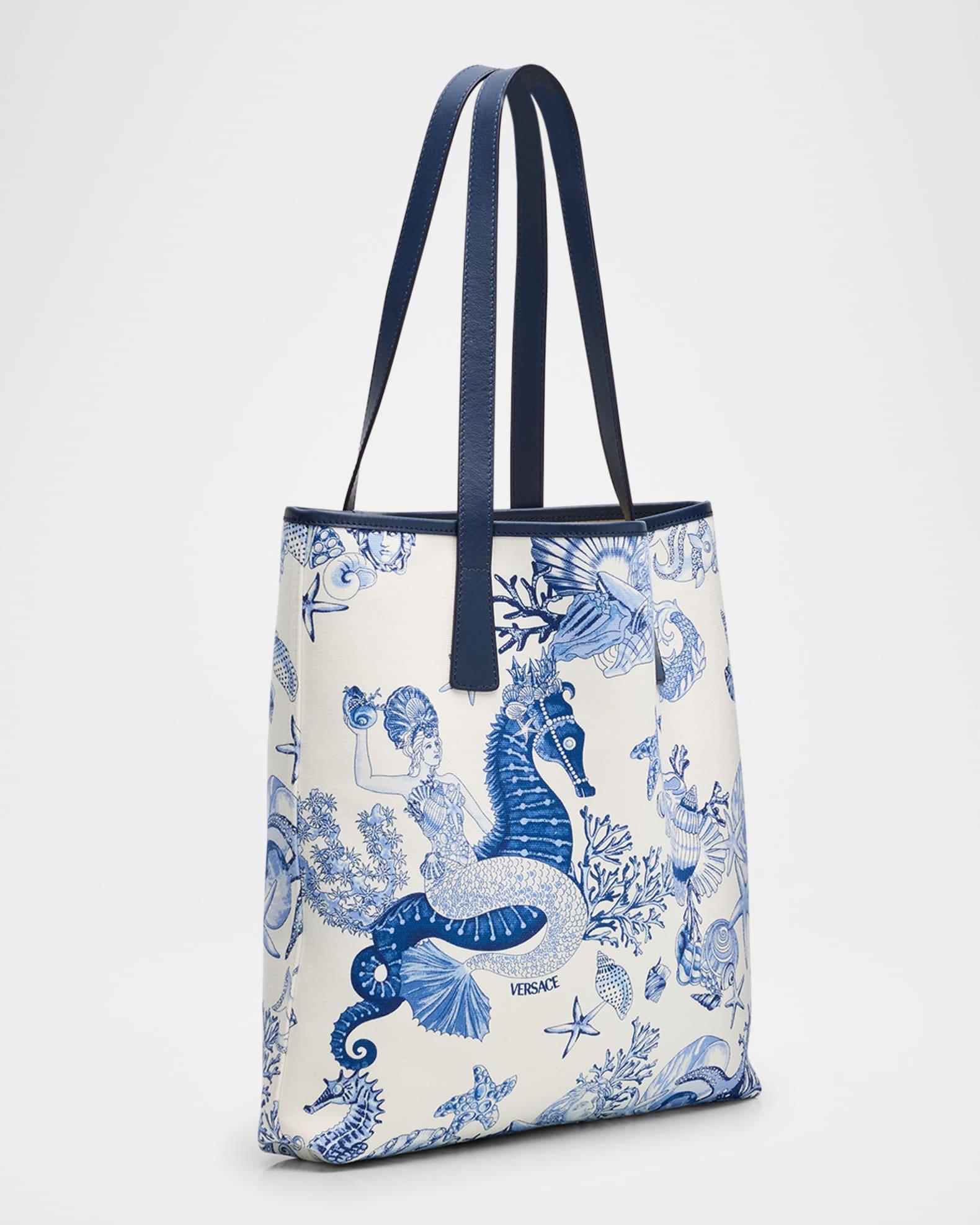 La Medusa Coral Theater Allover Canvas Tote Bag Product Image