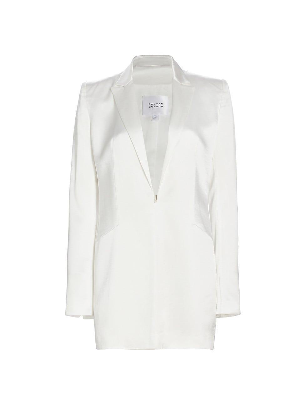 Womens Leith Satin Bridal Blazer Dress Product Image