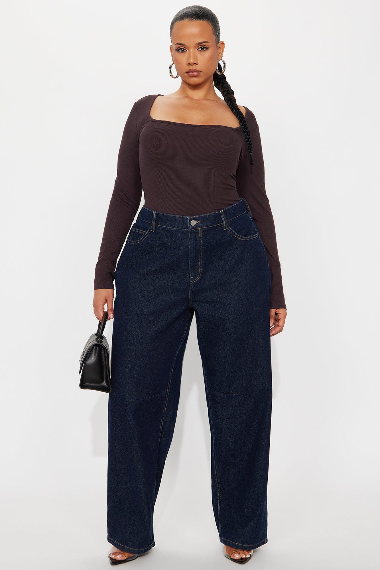 Dakota Straight Leg Jeans - Dark Denim Product Image