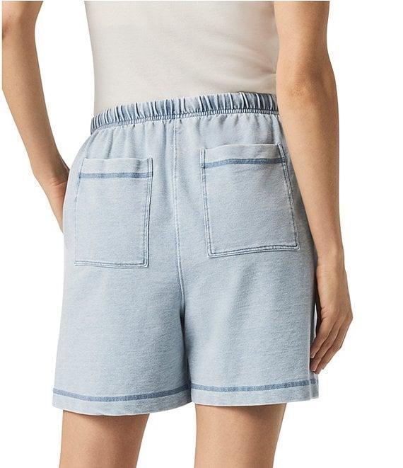 Splendid Terry Knit Drawstring Mid Rise Lounge Shorts Product Image