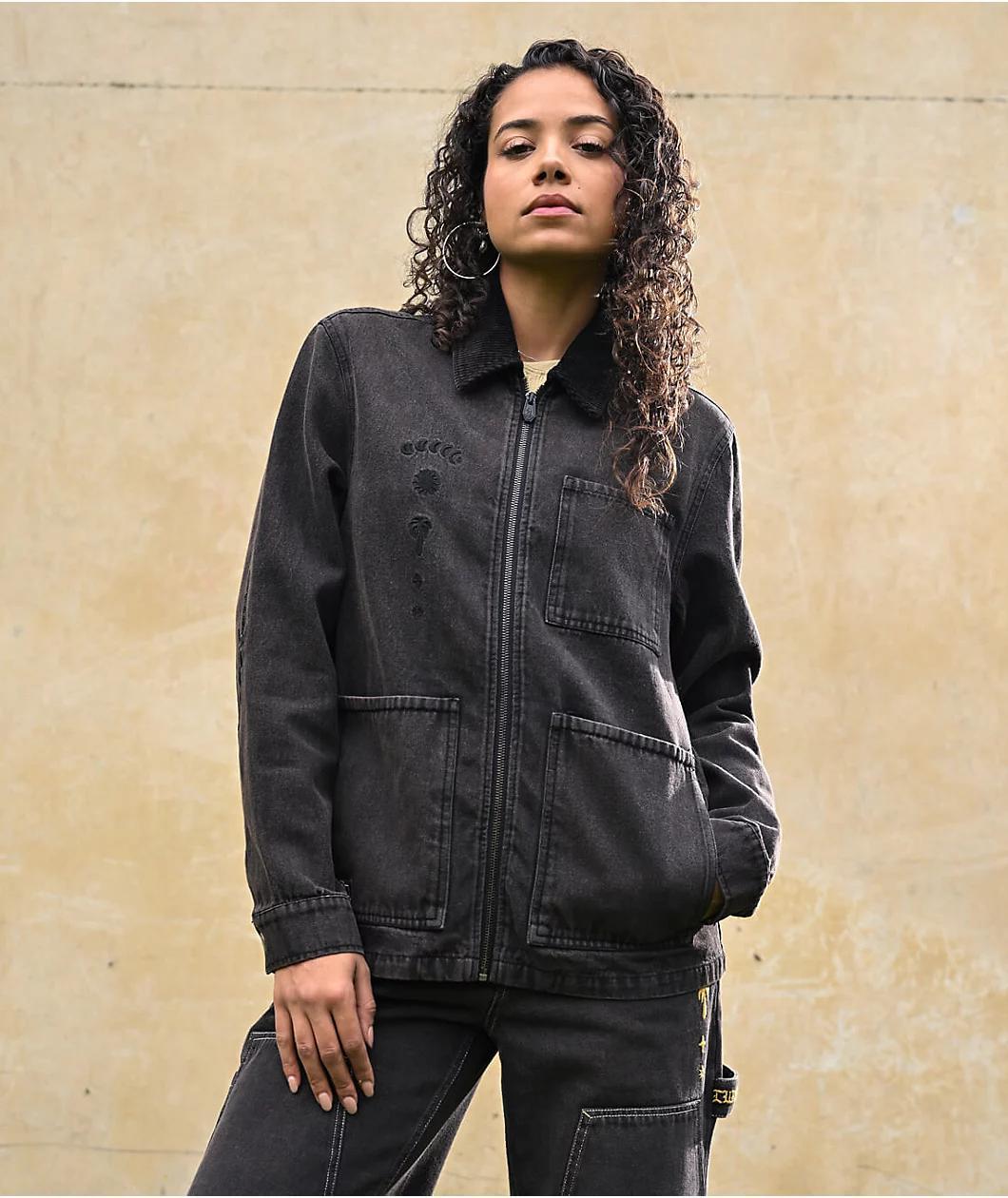 Lurking Class by Sketchy Tank Crawl Flash Brown Work Jacket Product Image