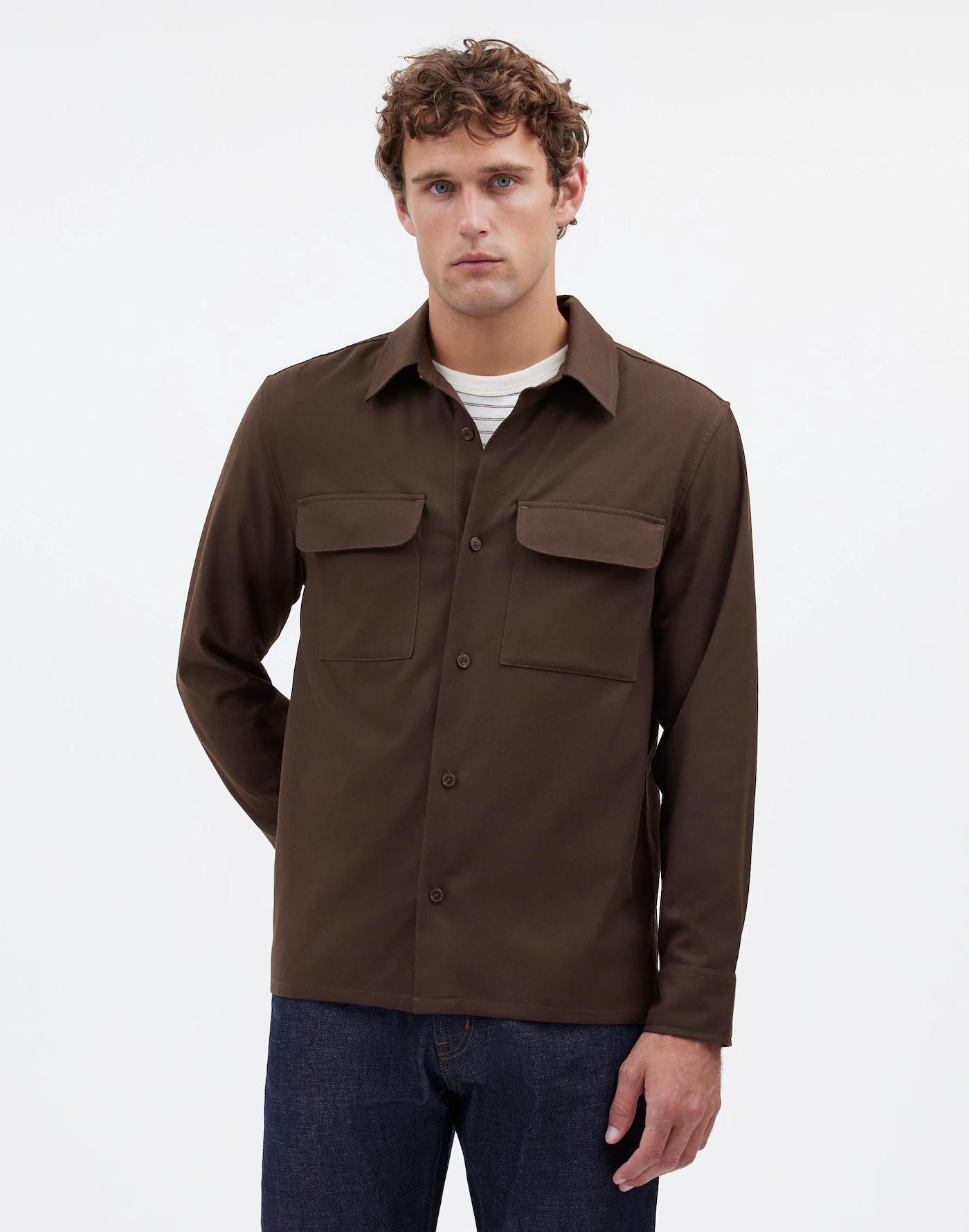 Mens Double Breasted Cotton Blazer Product Image