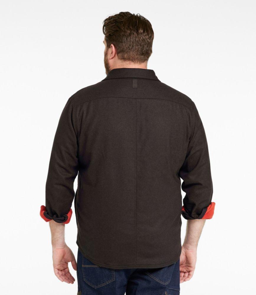 Men's Maine Guide Lightweight Lined Wool Field Shirt Product Image