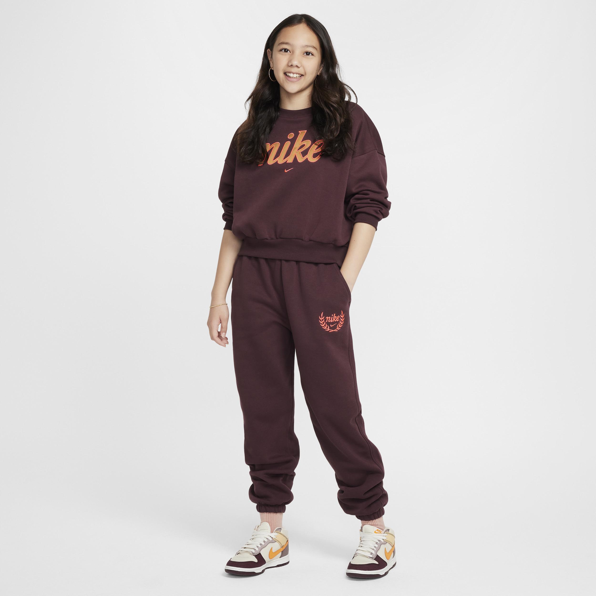 Girls Nike Sportswear Club Fleece Loose Jogger Pants Product Image