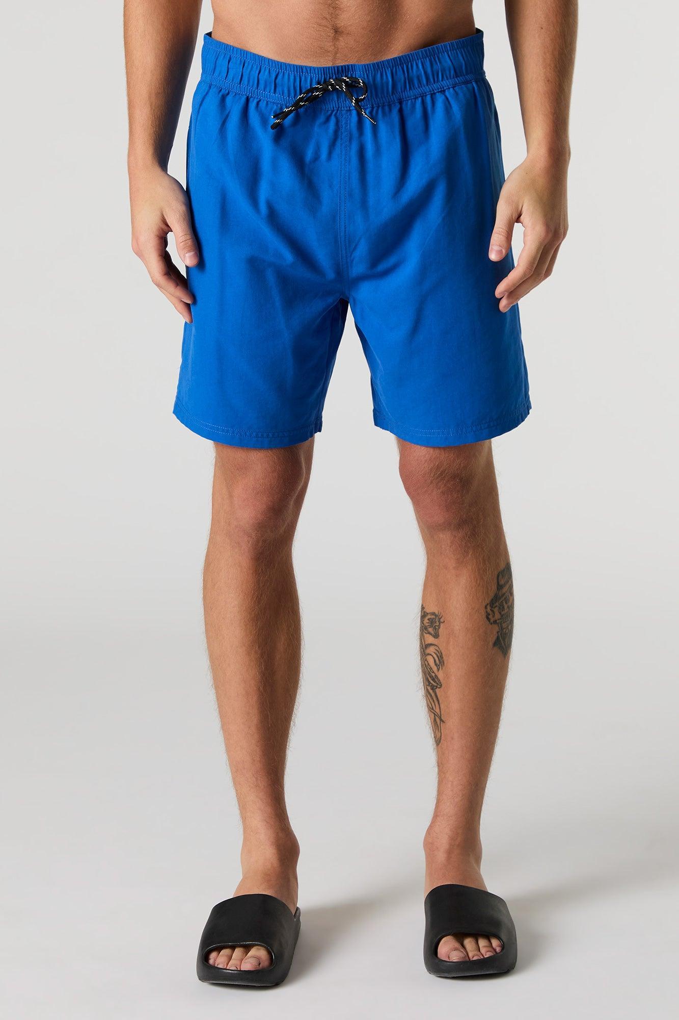 Solid Drawstring Board Short Male Product Image