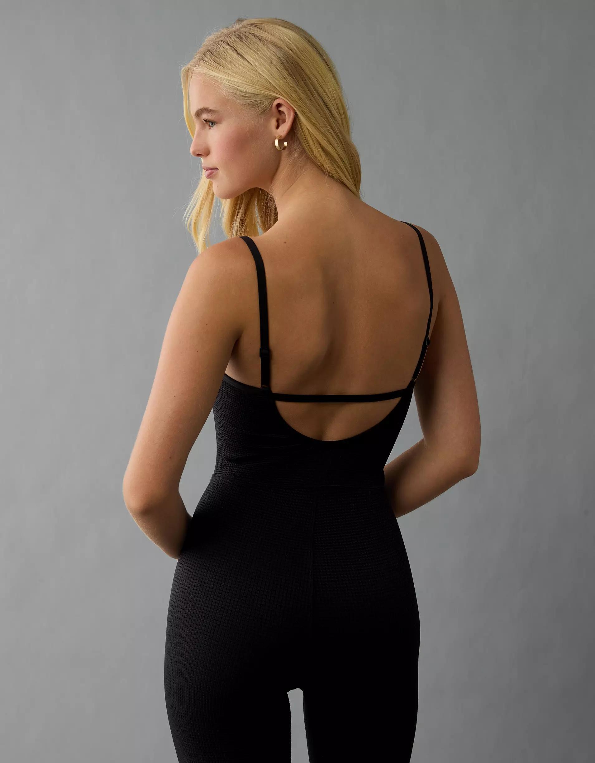 AE Knit Flare Jumpsuit Product Image